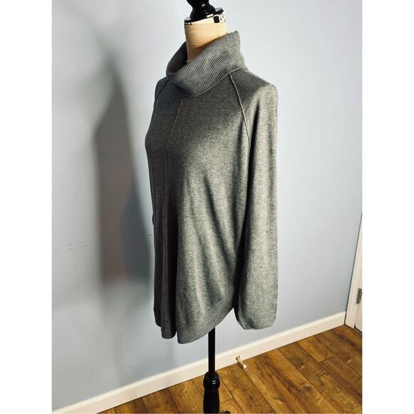 Caslon Women’s S Turtleneck LS Sweater Gray - Picture 6 of 10
